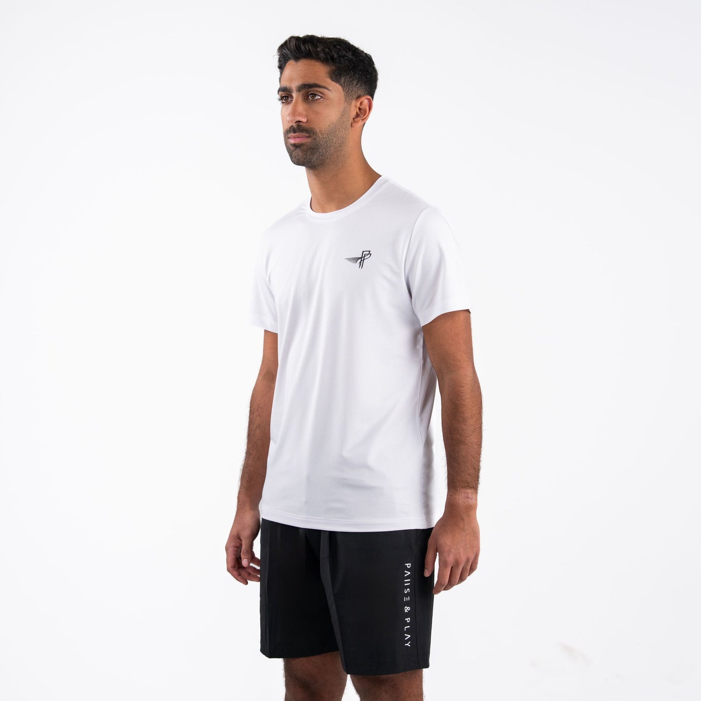 Men Essential Active Tee - White