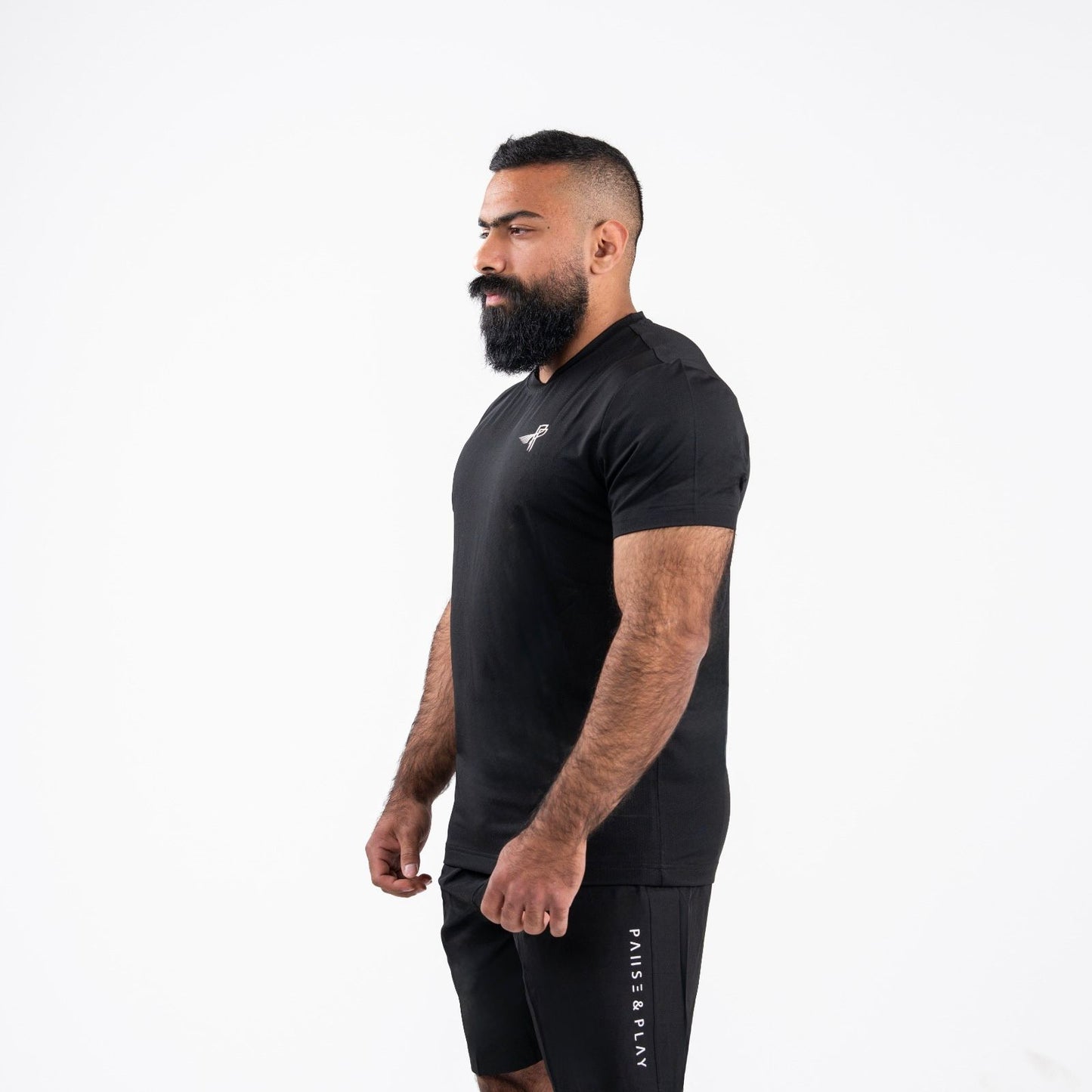 Men Essential Active Tee - Black