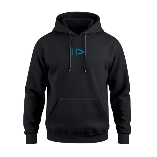 Play Now Essential Unisex Hoodie -  Black